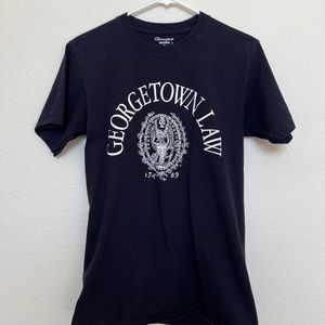 Authentic Champion Georgetown Law College Shirt